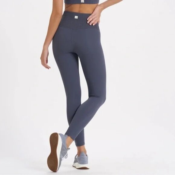 Vuori Rib Studio Leggings - Azure - Picture 2 of 6